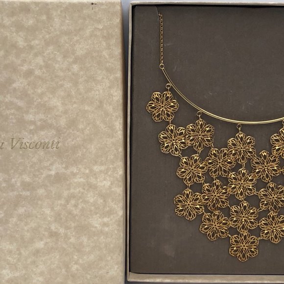 Francesca Visconti Statement Necklace adjustable - Picture 4 of 4